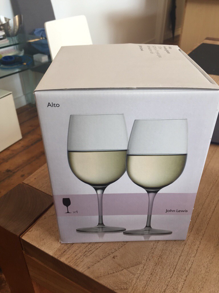 John Lewis crystal wine glasses in Old Street, London Gumtree