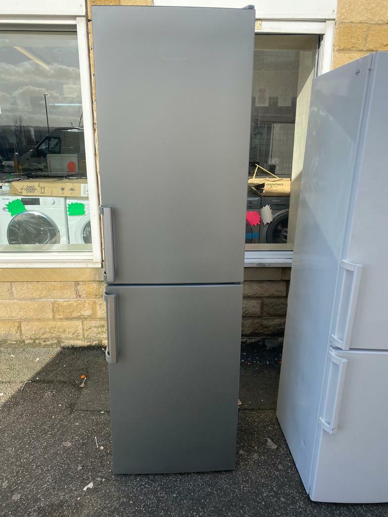 Hotpoint half and half fridge freezer 2mtre height in Bradford, West