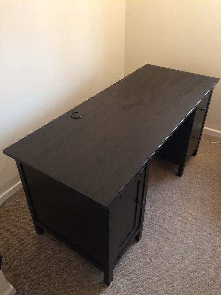 Ikea Hemnes Black Office Desk in Bromsgrove, Worcestershire Gumtree