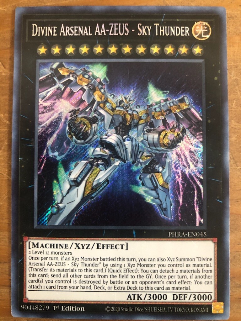 遊戯王 RA04-EN070 天霆號アーゼウス Divine Arsenal AA-ZEUS - Sky Thunder (英語版 1st Edition 25th クォーターセンチュリーシークレットレア) Quarter Century Stampede Divine Arsenal AA-ZEUS - Sky Thunder RA04-EN070 Prices