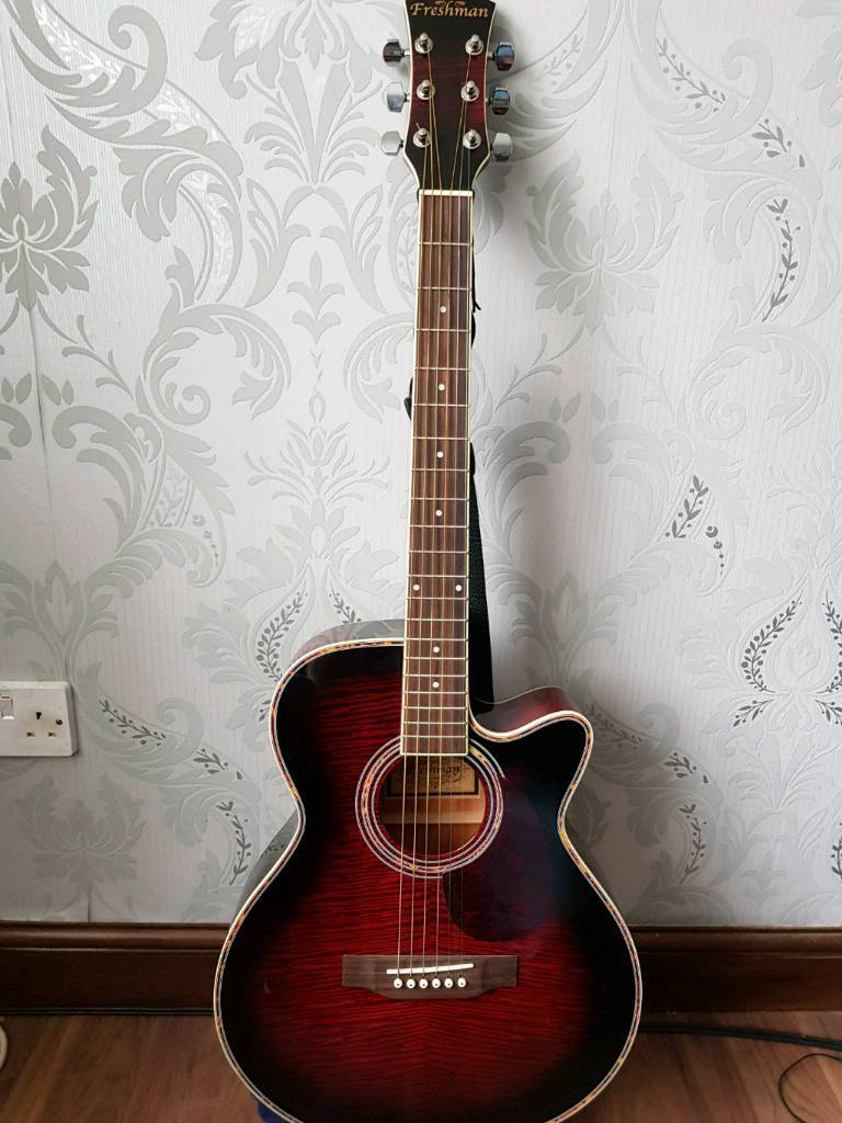 Freshman electric acoustic guitar in Newcastle, Tyne and Wear Gumtree