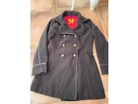 Age 10-11 yrs girls black coat, needs dehairing hence price £1. Torqua