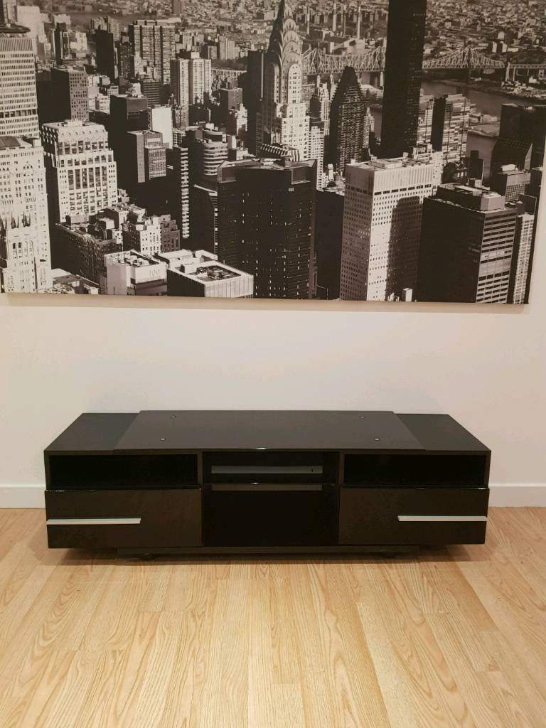 Black high gloss tv unit in West End, Glasgow Gumtree