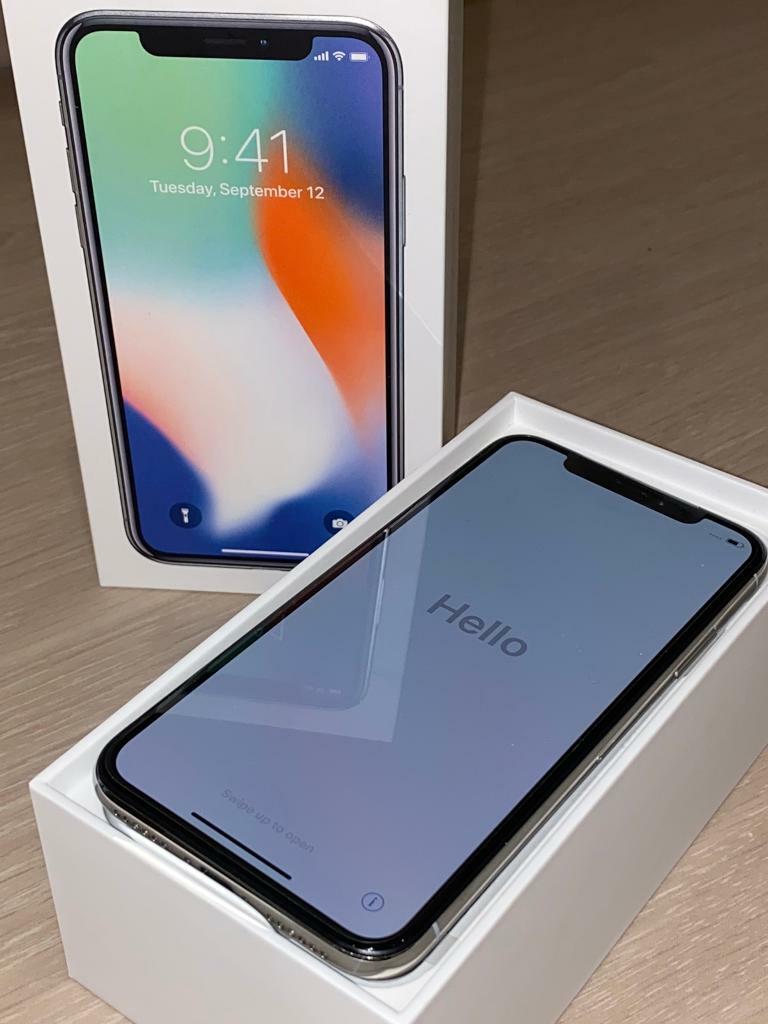 iPhone X 64gb Silver (Refurbished & Unlocked) in Purton, Wiltshire