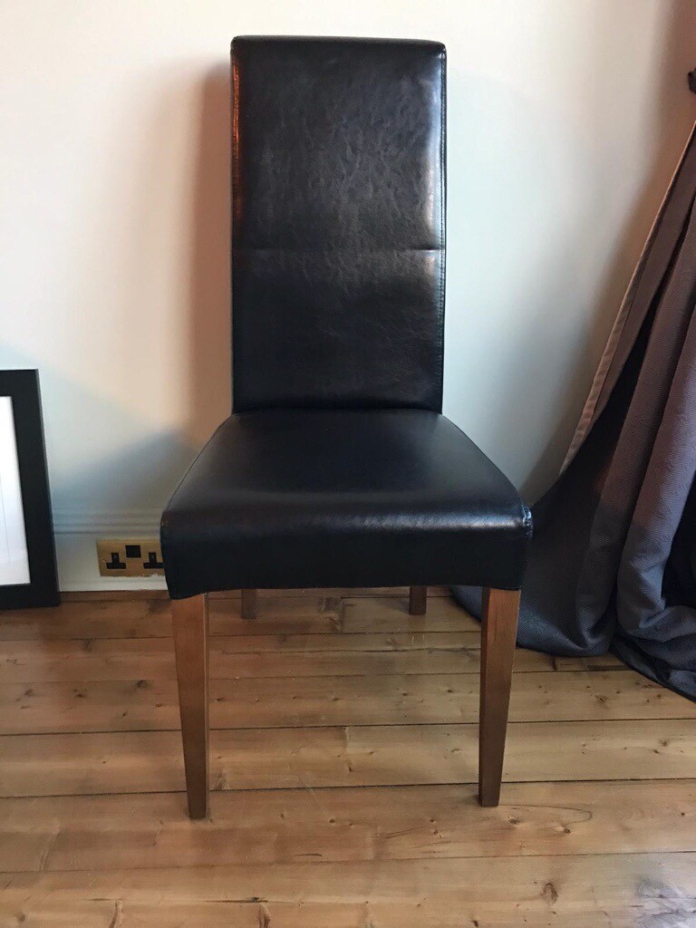 8x Martin & Frost Leather, high back dining chairs in Willowbrae, Edinburgh Gumtree