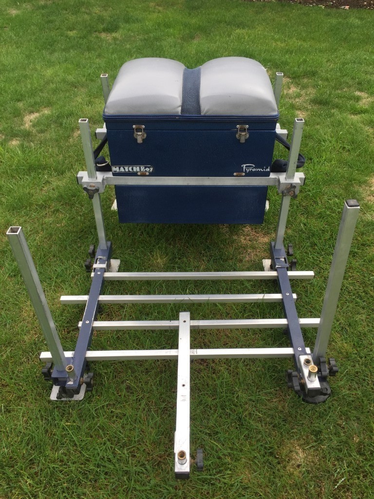 Matchbox Pyramid fishing seat box in Churchdown, Gloucestershire