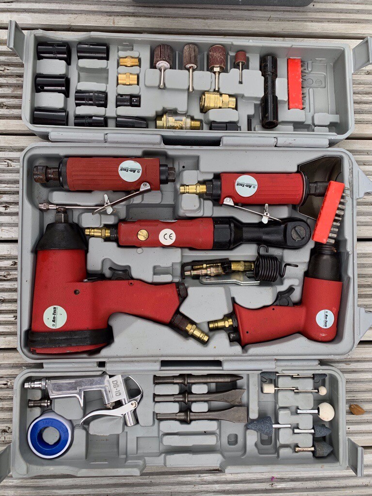 77 Piece Air Tool Set & Air Sanding Set in Fareham, Hampshire Gumtree