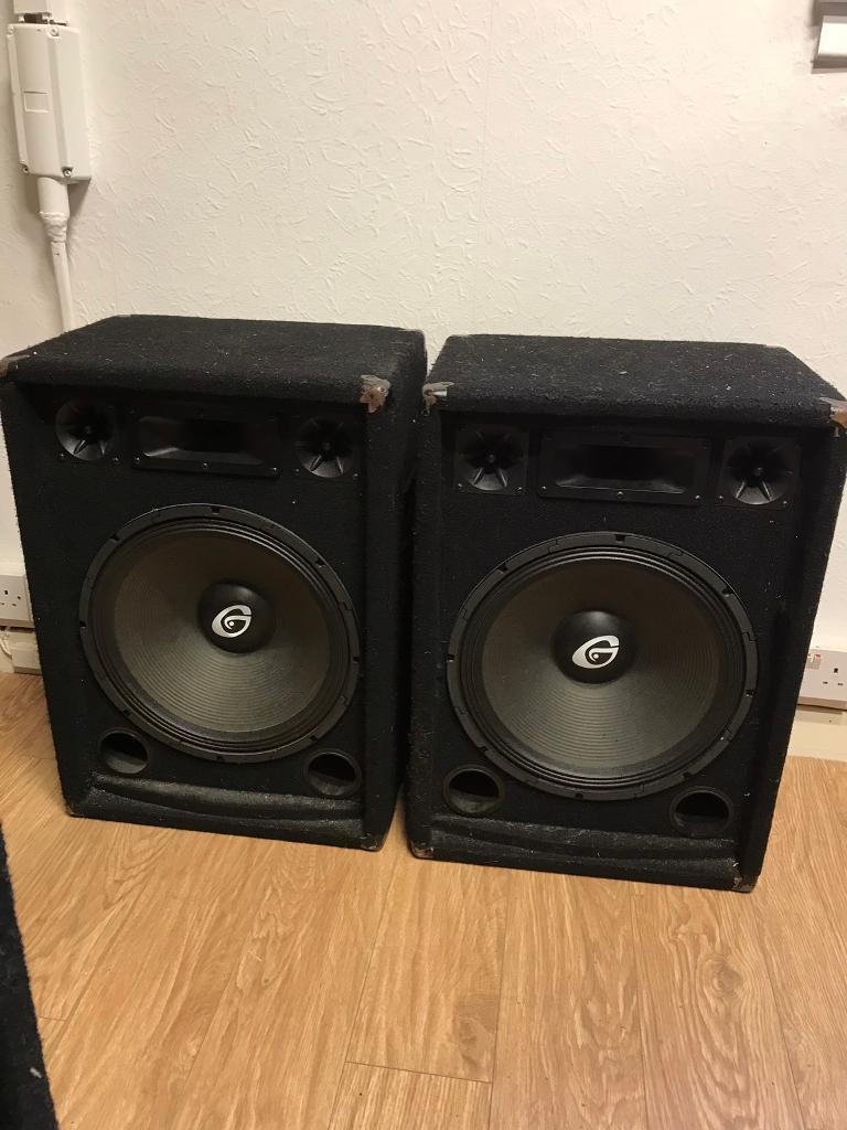 Pair of Gemini speakers in Kirkintilloch, Glasgow Gumtree
