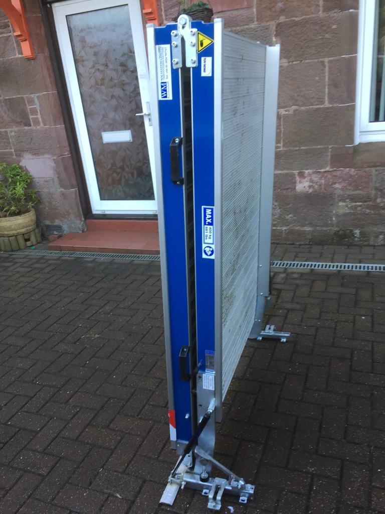 WM Systems heavy duty van loading ramp 400kg capacity, new condition