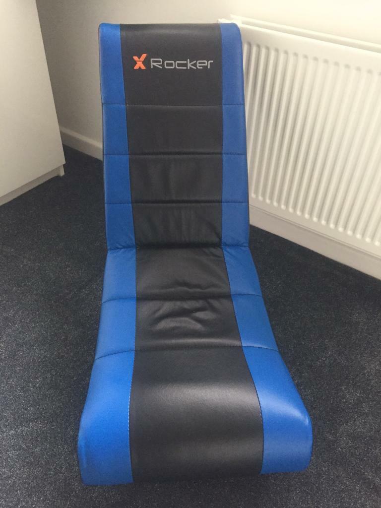 X Rocker Gaming Chair Black and Blue in Meopham, Kent Gumtree