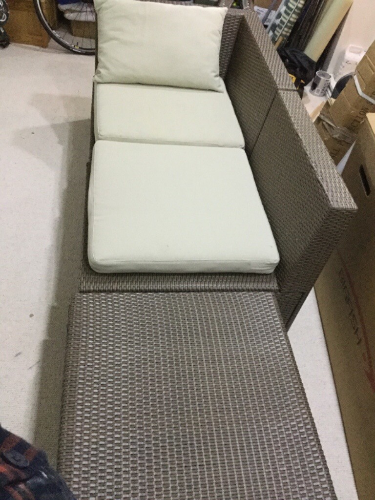 IKEA BROWN RATTAN FURNITURE AND CUSHIONS | in Strensall, North