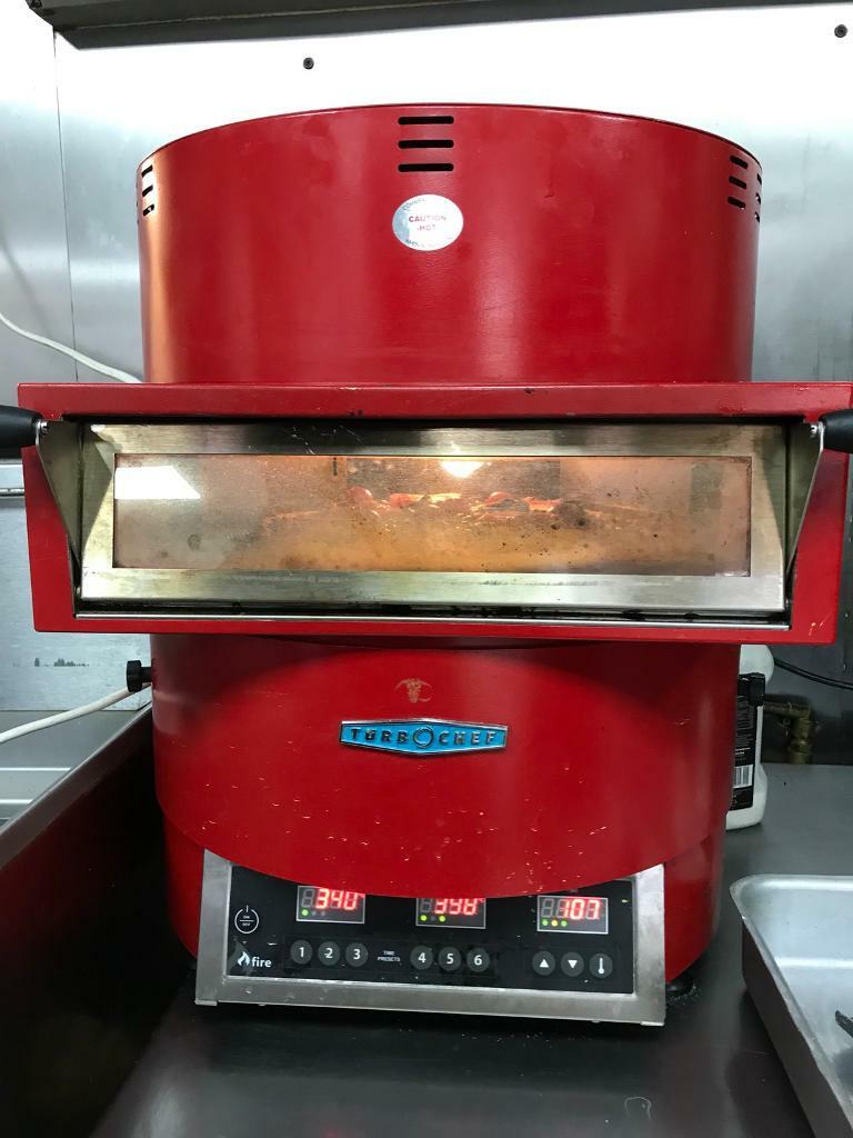 TurboChef commercial ventless Pizza oven pizza ready in 90sec for