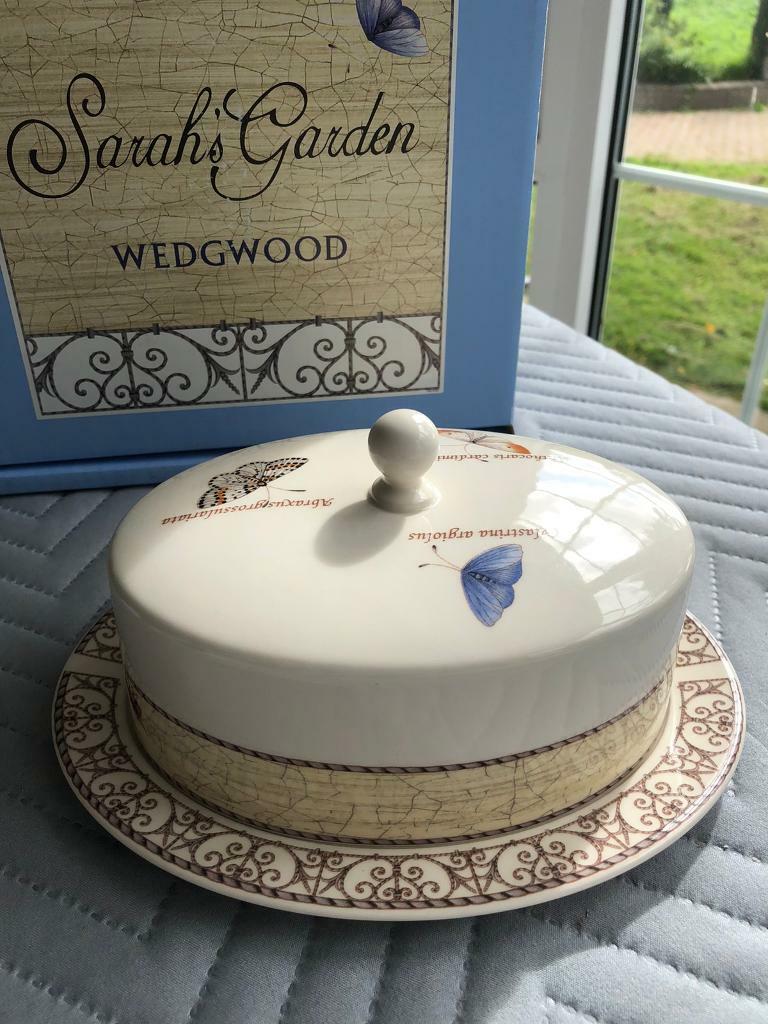 Wedgwood Sarah’s Garden covered butter dish boxed new in Cookstown