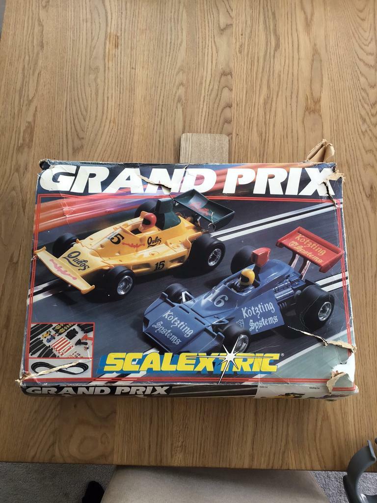 scalextric 1980s grand prix race set