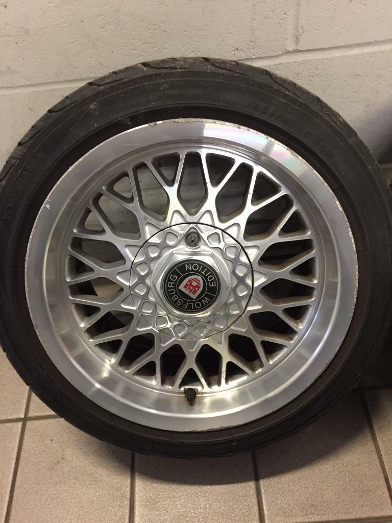 Ronal LS ACT Germany 4x100 alloy wheels 15” set 7.5j Mk2 Mk1 Golf