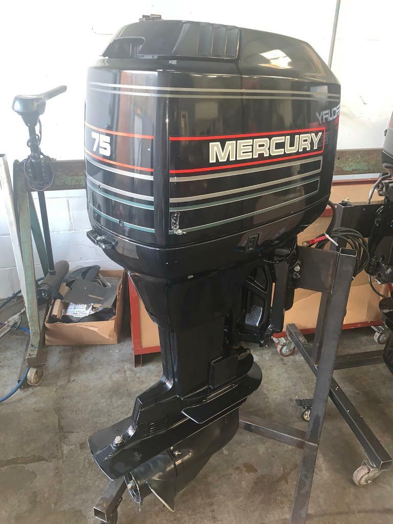 75HP Mercury Long Shaft Power Trim 2Stroke Outboard Fully Serviced in Soham, Cambridgeshire