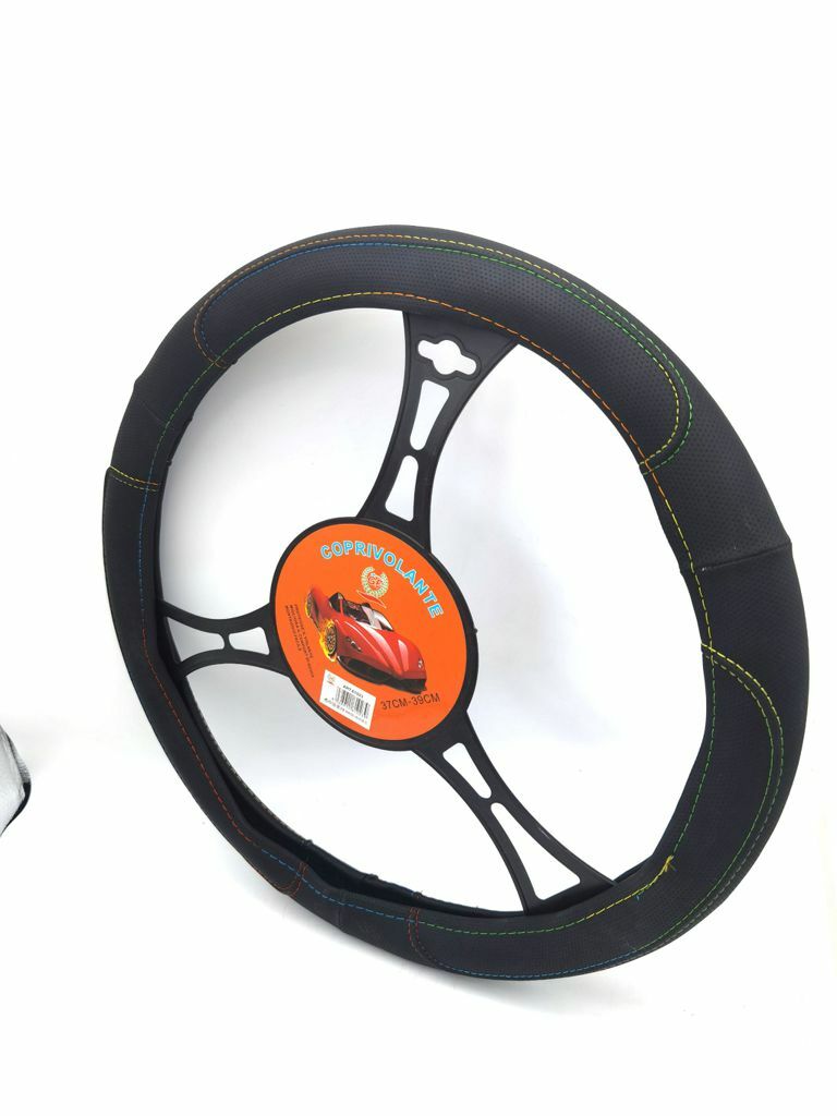 Coprivolante Copri Volante Auto Nero 37-39cm Con Presa Comfort 02017 sus