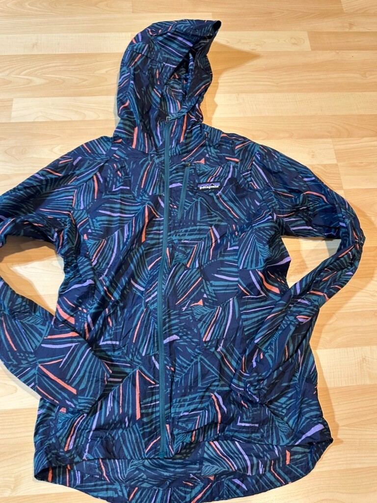 Patagonia Houdini Jacket Zip Lightweight Rain Fern 24147