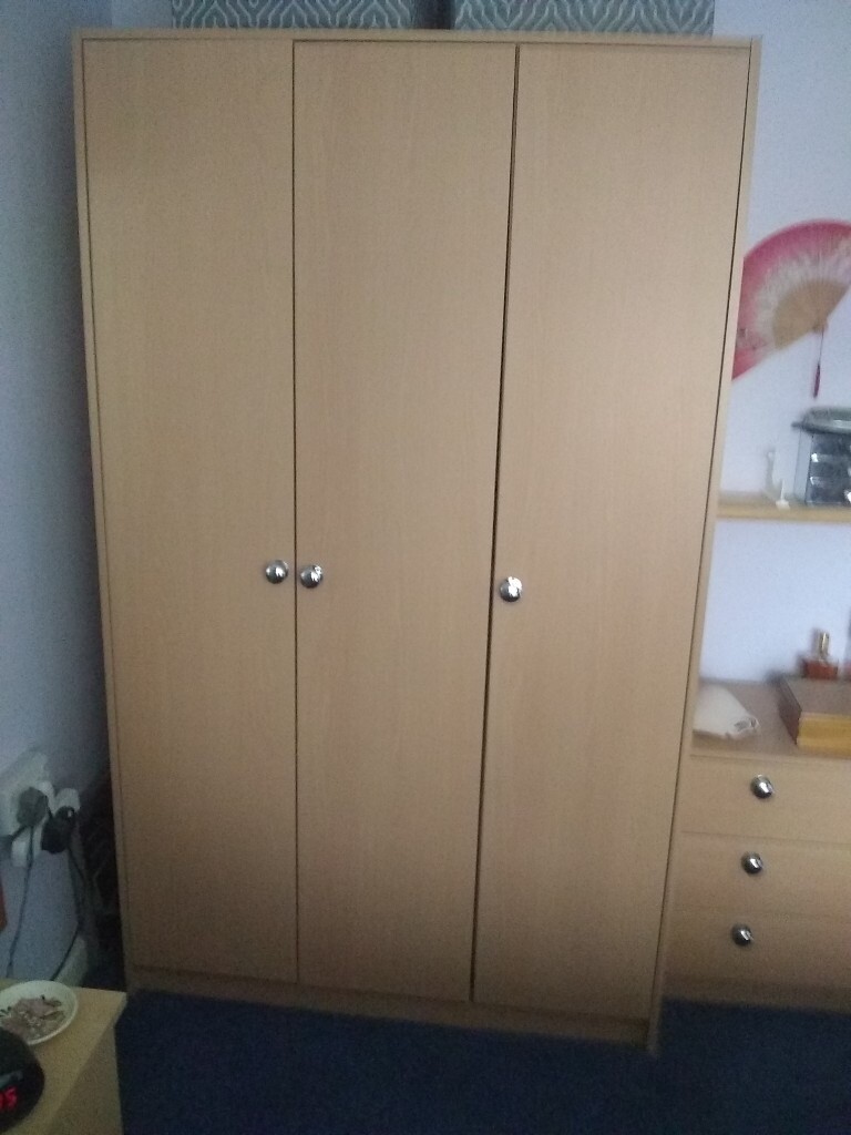 Triple Wardrobes Light Wood In Sheffield South Yorkshire Gumtree