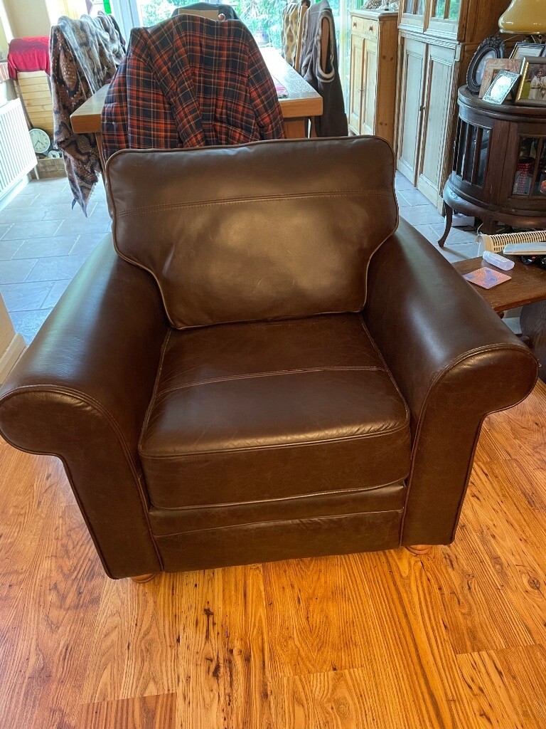 Single Leather Sofa in Ipswich, Suffolk Gumtree