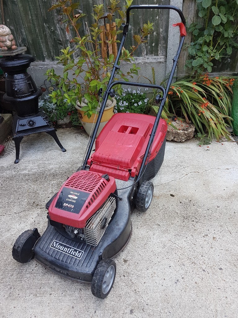 mountfield sp470 self propelled petrol lawnmower lawn mower