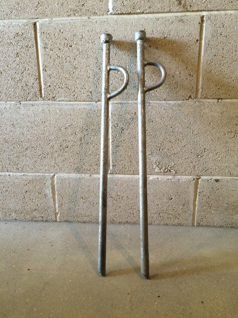 Boating equipment anchor and chain, fenders, mooring pins, boat hook