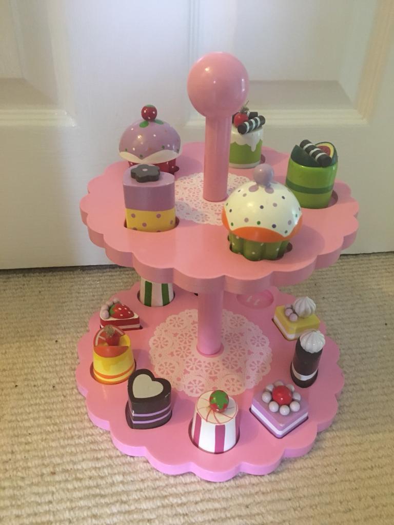 Wooden cake stand toy in Histon, Cambridgeshire Gumtree