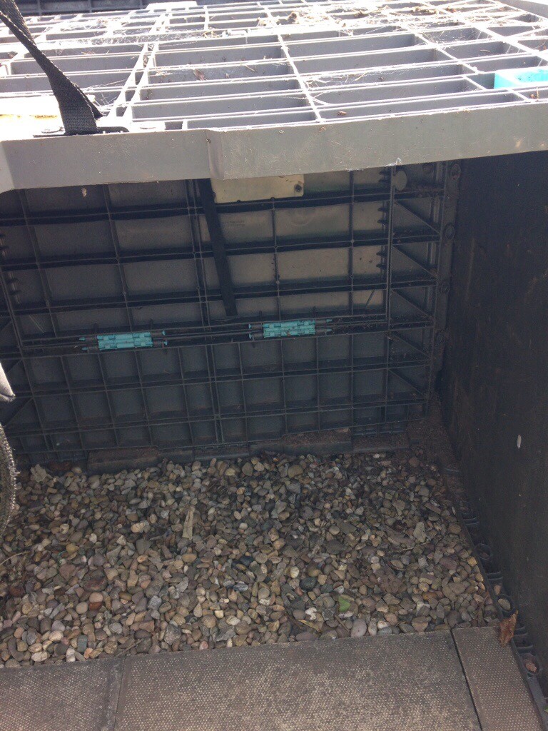 Plastic pallet bin compost bin, with lid in StokeonTrent