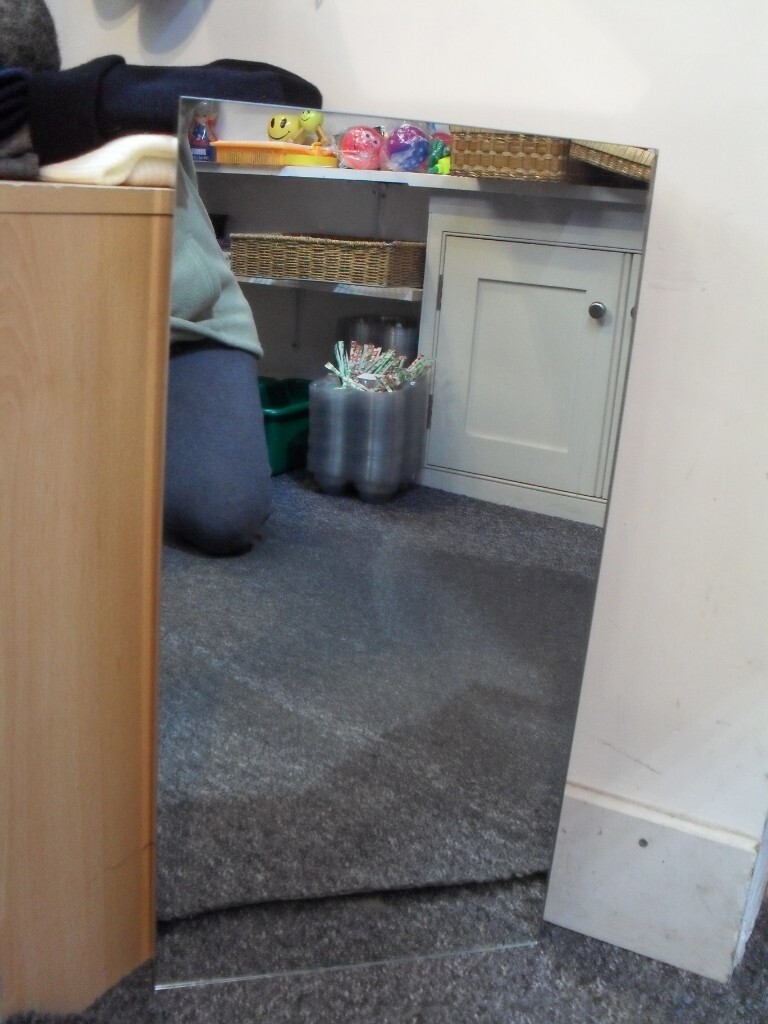 stainless steel corner bathroom mirror unit 60x30x22cm, 2 ...