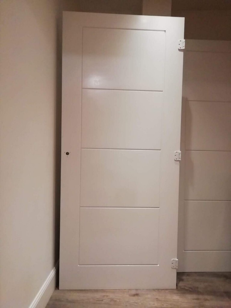 Free 3 White Interior Doors 4 Panel Interior Moulded