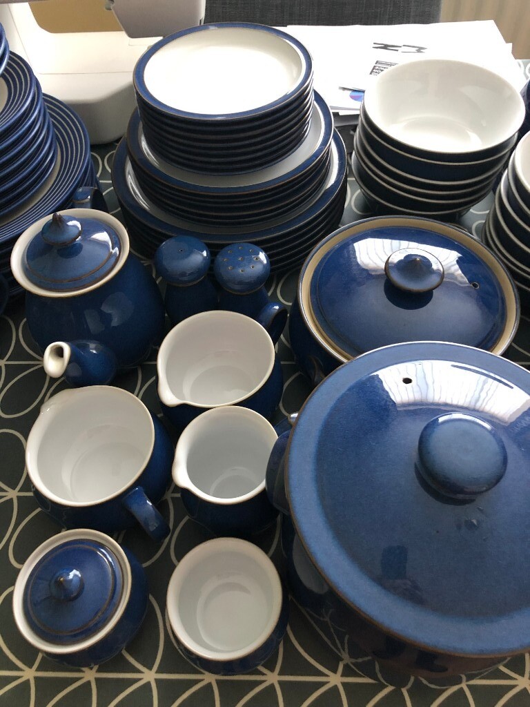 Denby Crockery (Imperial Blue) in Kettering, Northamptonshire Gumtree