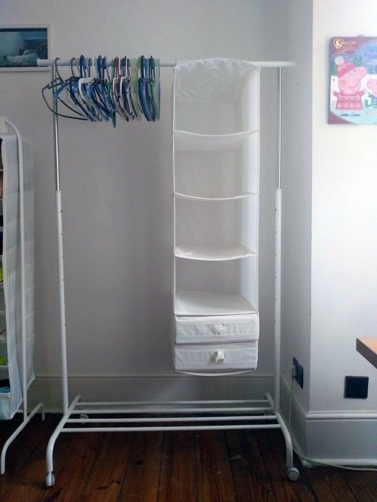 Open Wardrobe Clothes Rack Ikea Adjustable Height Optimal