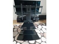 Ikea TV Stand Tempered Glass