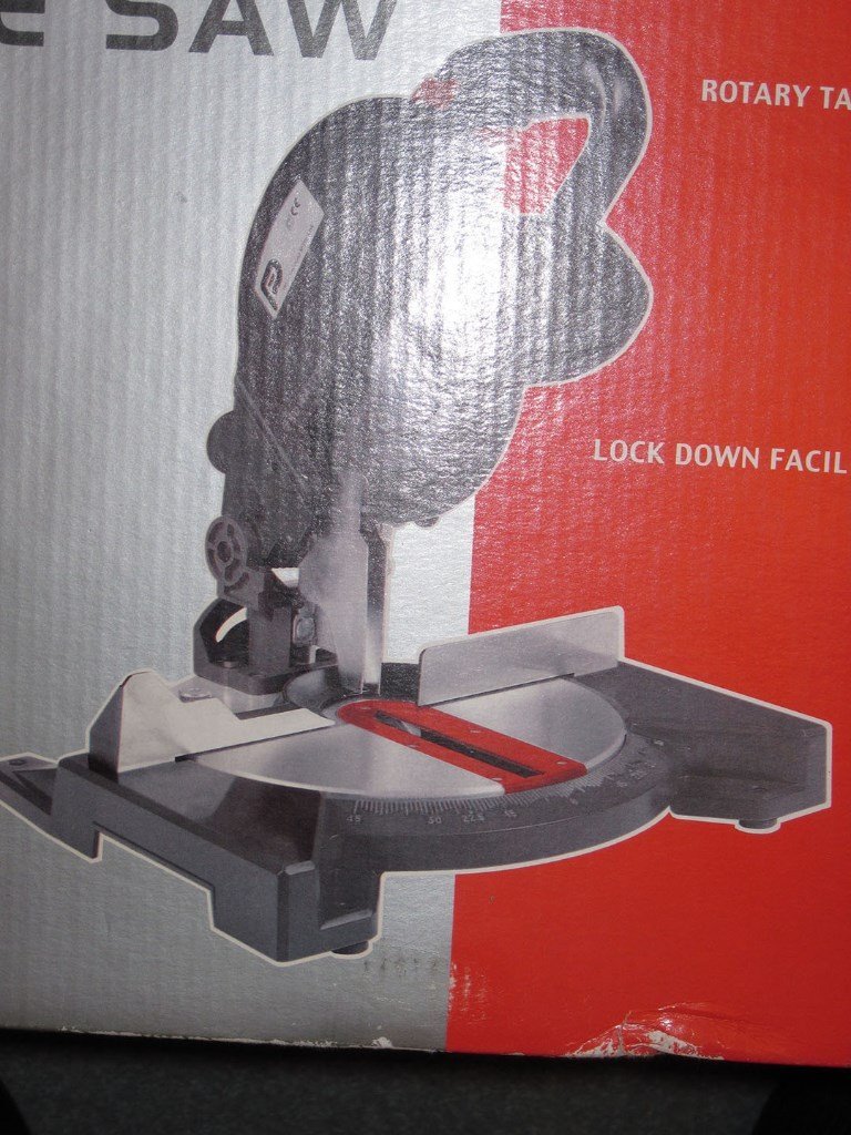 'POWER' (b&q) 190mm Compound Mitre Saw Plus 3 Extra Blades Brand New