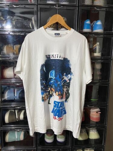 KITH Star Wars A New Hope Vintage Tee T-Shirt White Size XL KITH Star Wars A New Hope Vintage Tee T-Shirt White Size XL