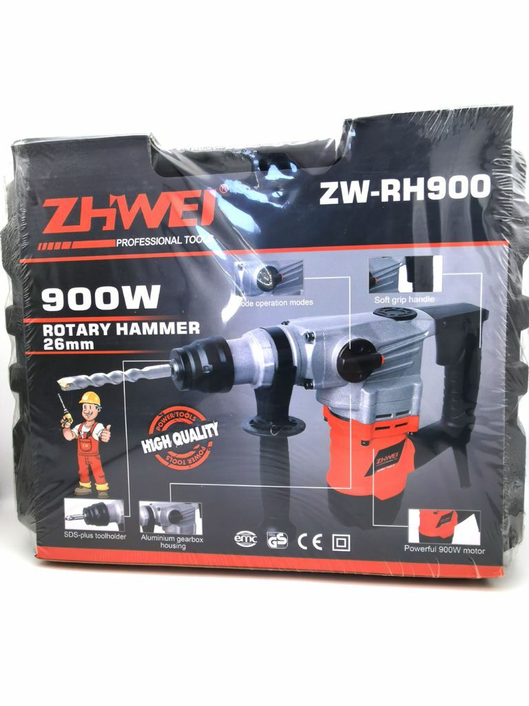 Trapano Tassellatore Martello Perforatore Tassellatore 900w Zw-rh900 sus