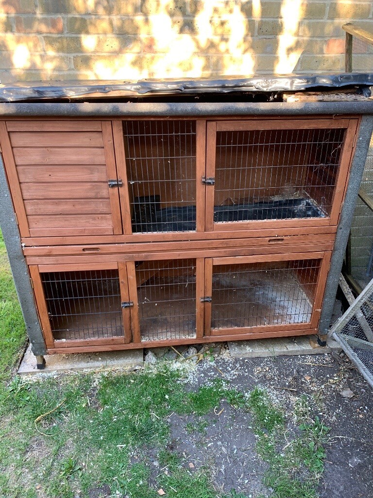 Double rabbit hutch in Poole, Dorset Gumtree