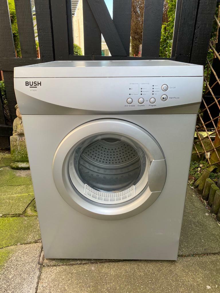 Bush V7SDS silver 7kg tumble dryer only 5 months old in Kirkcaldy