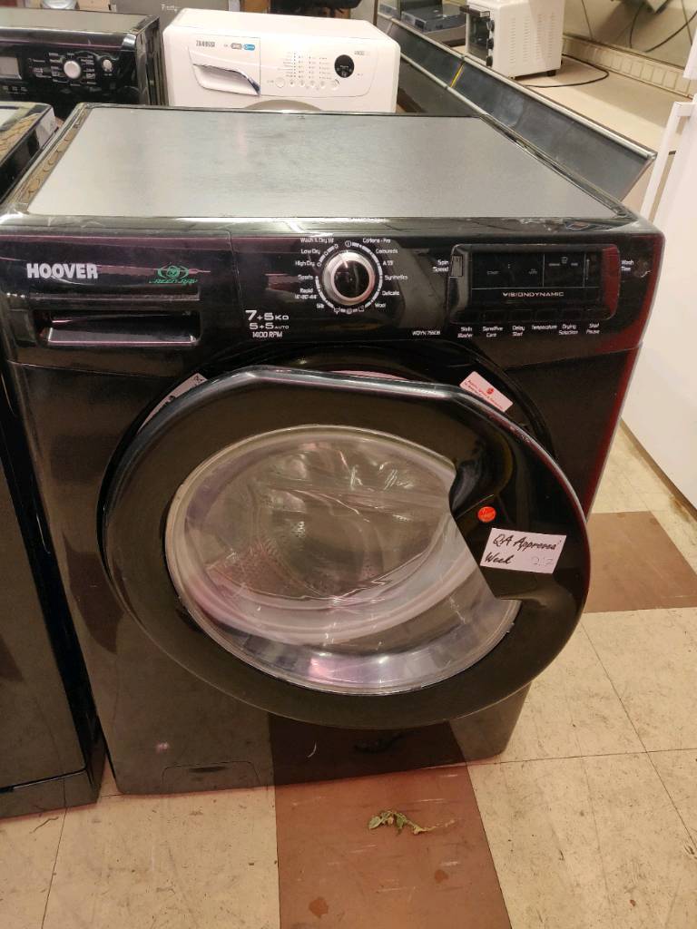 Black Hoover Vision dynamic 7+5Kg Washer Dryer 5 months warranty in Northampton