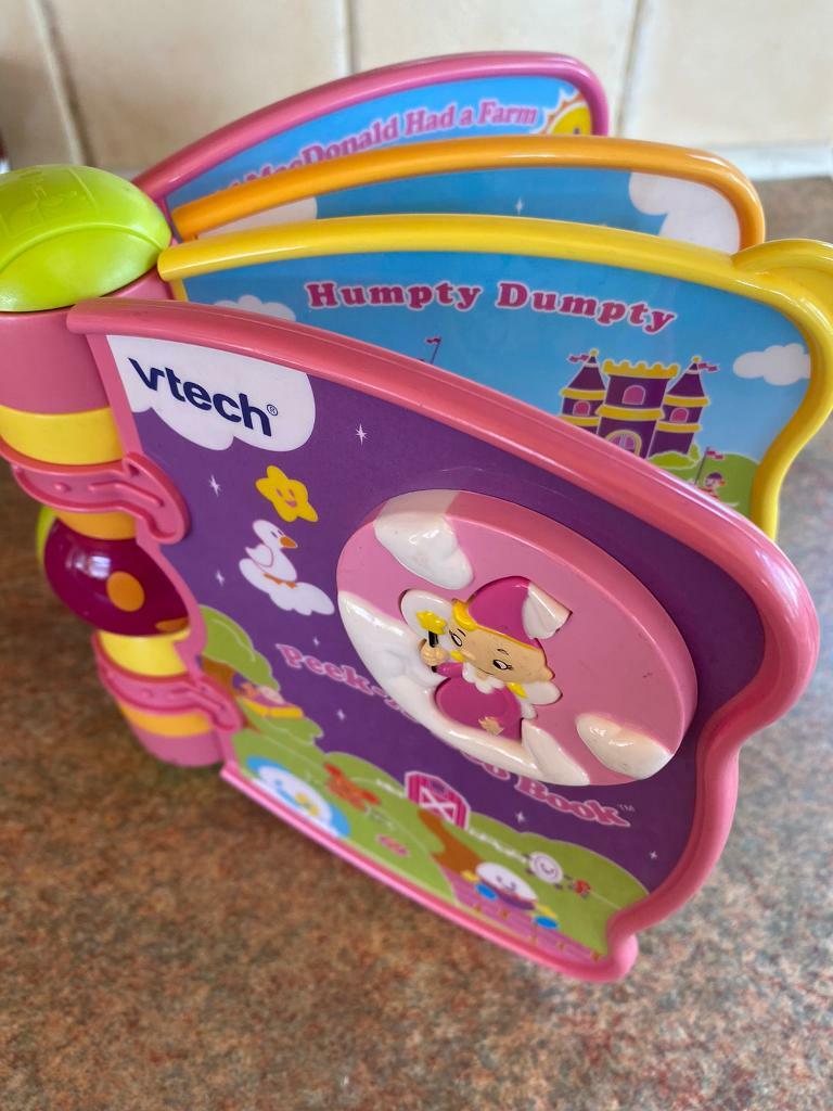 Vtech Battery operated peek a boo book kids children in Moortown
