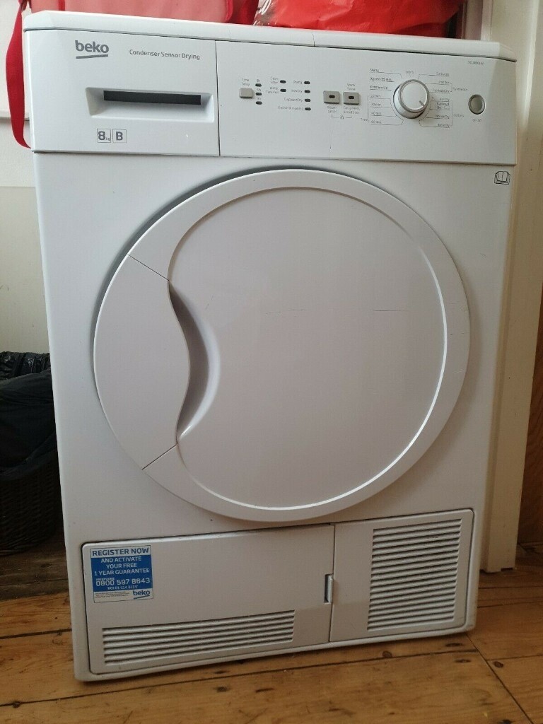 Beko Condenser Tumble Dryer Freestanding DCUR801W in North Finchley