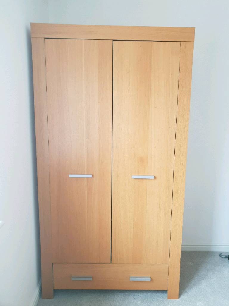 Homebase Oak Effect Wardrobe In Downton Wiltshire Gumtree