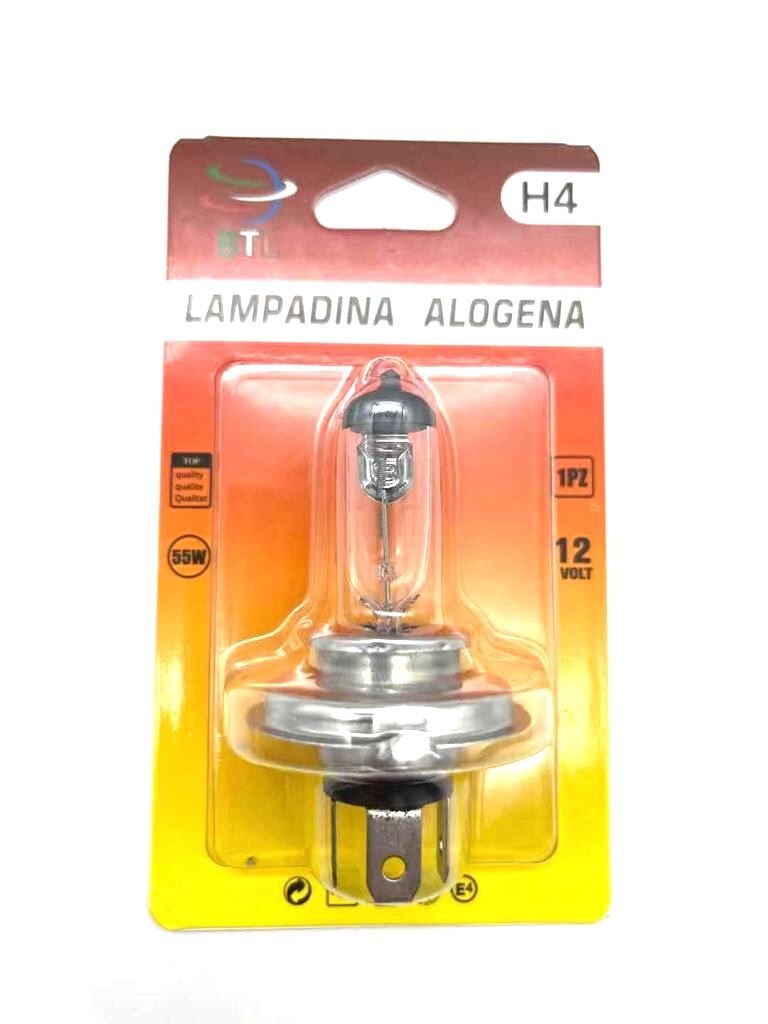 Lampadina Lampada Alogena Auto Moto H4 12V 55W awe