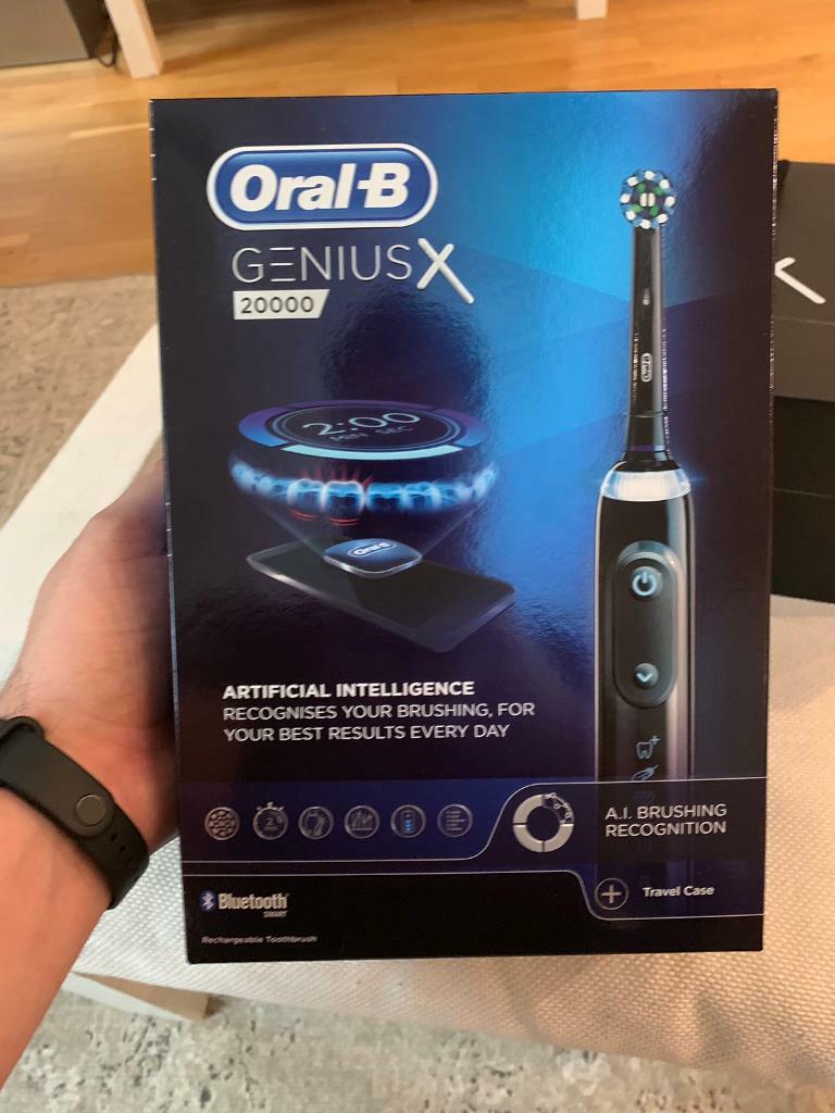OralB Genius X 20000 Electric Toothbrush Midnight Black Unopened, sealed in Islington