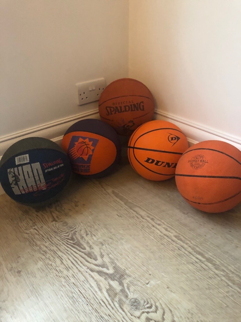Basketballs 5 available inc Spalding / Dunlop in Harrogate, North