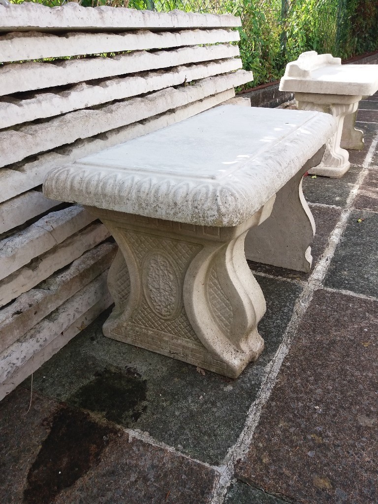 concrete garden bench stone | in Kingswood, Bristol | Gumtree