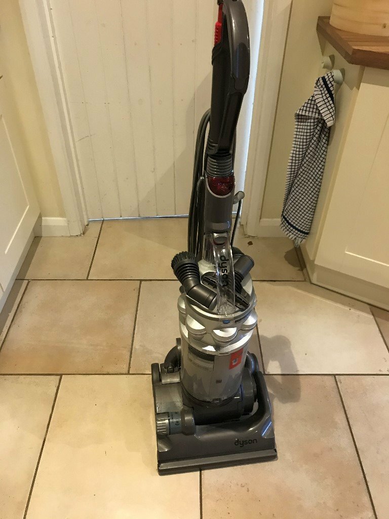 Dyson DC14 upright vacuum cleaner with stair sweeping attachment