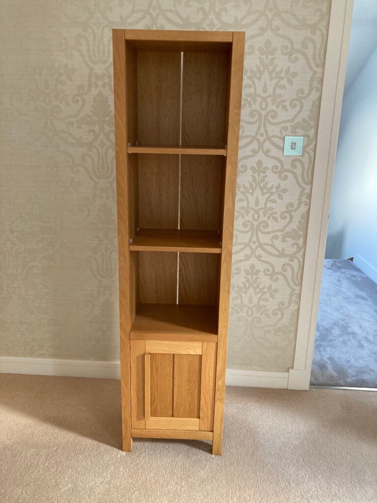 SOLD Tall slim oak bookcase in Bothwell, Glasgow Gumtree