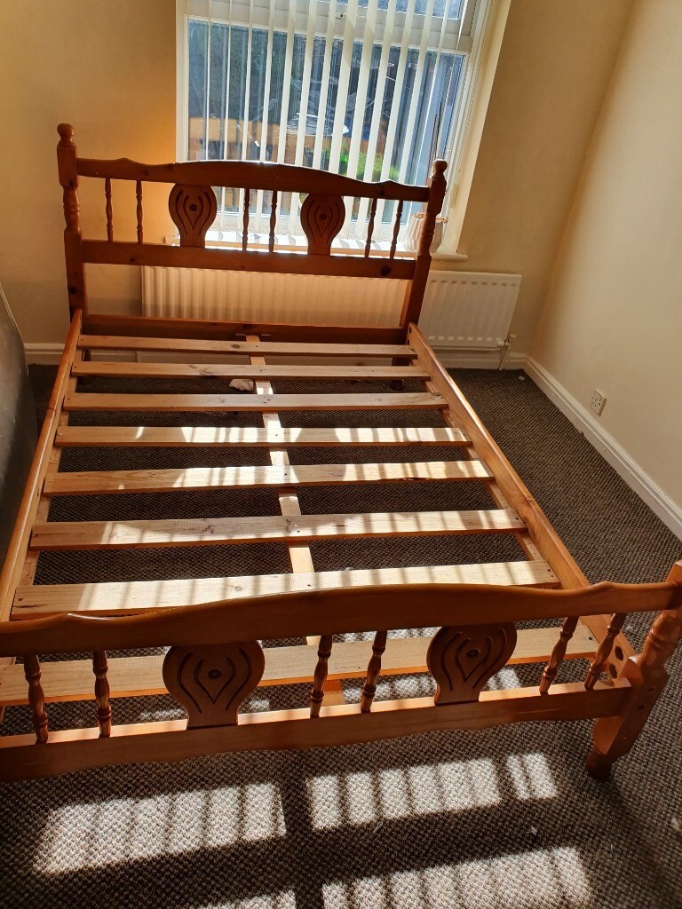 Pine double bed in Liverpool, Merseyside Gumtree