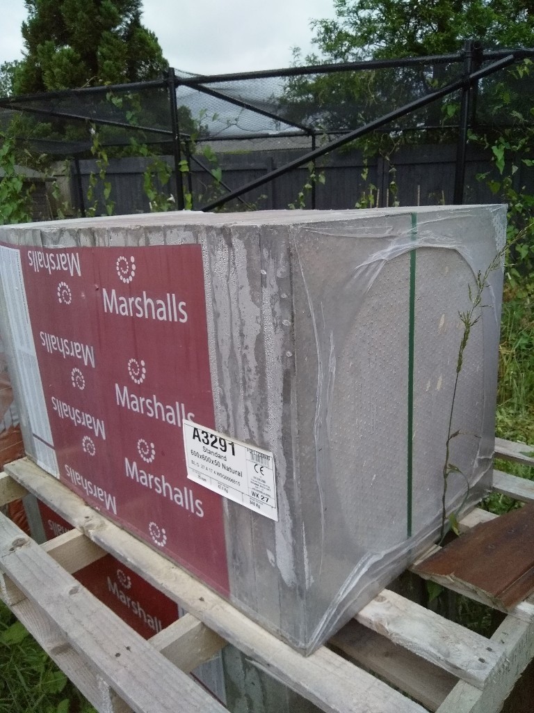 Marshalls 600 x 600 x 50 council style paving slabs [2 x packs of 20] in Winterbourne, Bristol